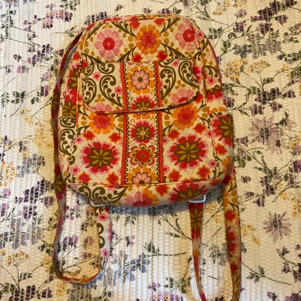 Small folkloric Vera Bradley backpack